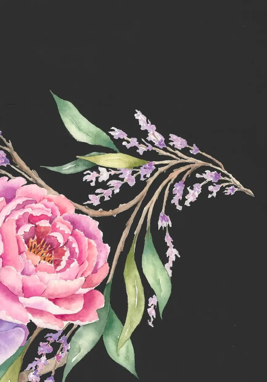 Peony Plumage Taking Flight, view 2